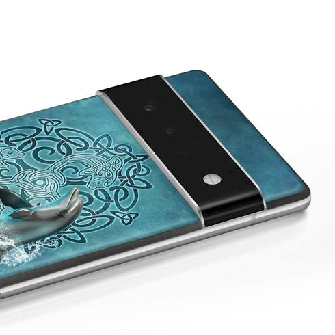 Brigid Ashwood Dolphin Celtic Knot Google Pixel 6 Skin